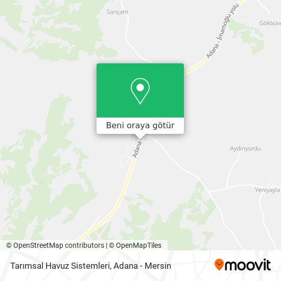 Tarımsal Havuz Sistemleri harita