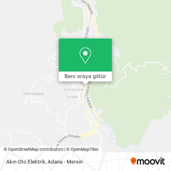 Akın Oto Elektrik harita