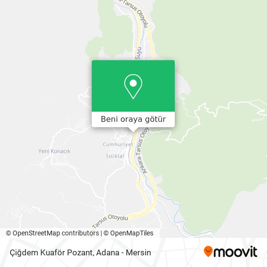 Çiğdem Kuaför Pozant harita