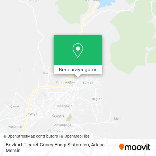 Bozkurt Ticaret Güneş Enerji Sıstemlerı harita