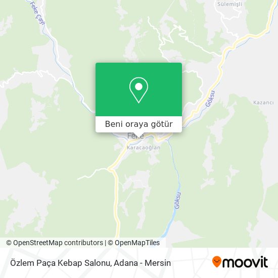 Özlem Paça Kebap Salonu harita