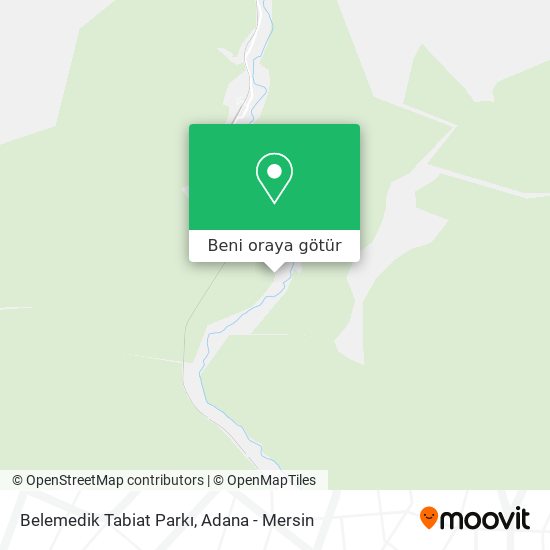 Belemedik Tabiat Parkı harita
