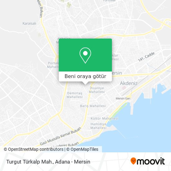 Turgut Türkalp Mah. harita