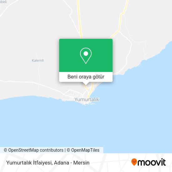 Yumurtalık İtfaiyesi harita