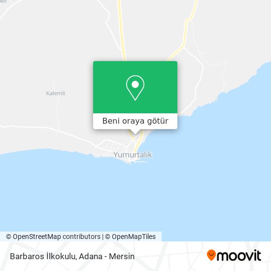 Barbaros İlkokulu harita