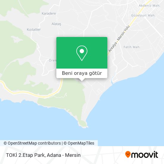 TOKİ 2.Etap Park harita