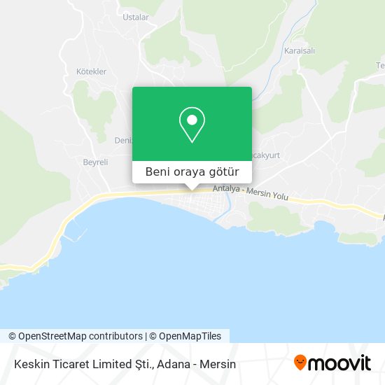 Keskin Ticaret Limited Şti. harita