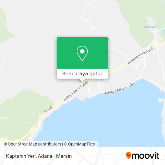 Kaptanın Yeri harita