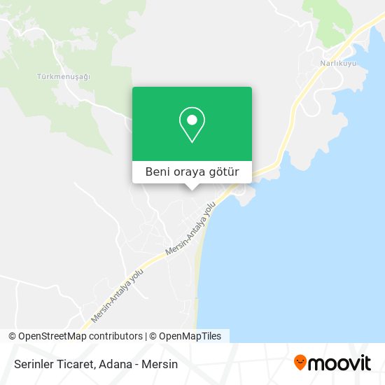 Serinler Ticaret harita