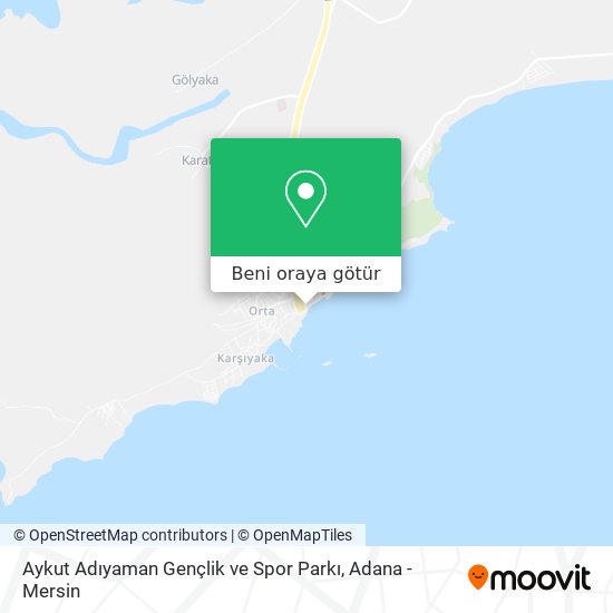 Aykut Adıyaman Gençlik ve Spor Parkı harita