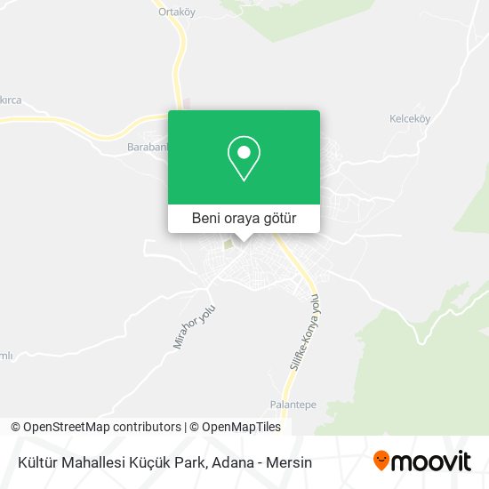 Kültür Mahallesi Küçük Park harita