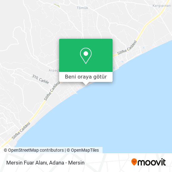 Mersin Fuar Alanı harita