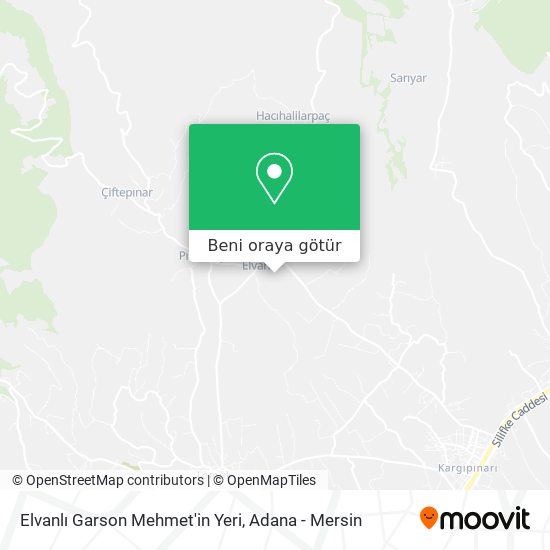 Elvanlı Garson Mehmet'in Yeri harita