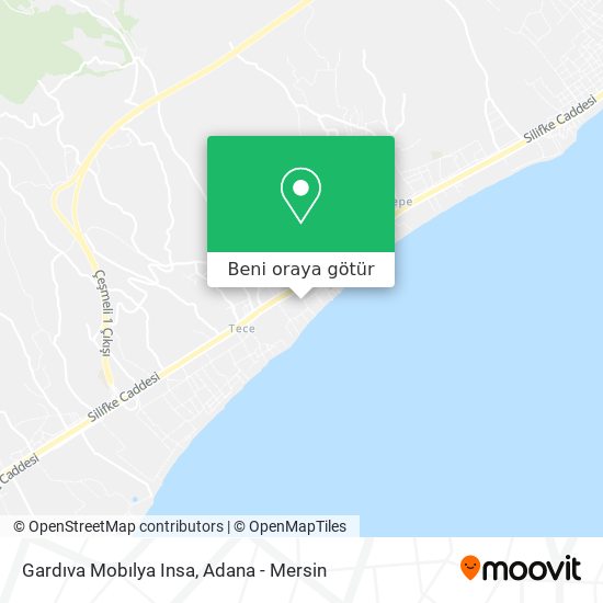Gardıva Mobılya Insa harita