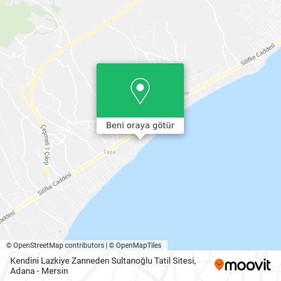Kendini Lazkiye Zanneden Sultanoğlu Tatil Sitesi harita
