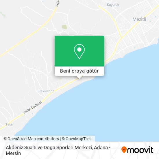Akdeniz Sualtı ve Doğa Sporları Merkezi harita