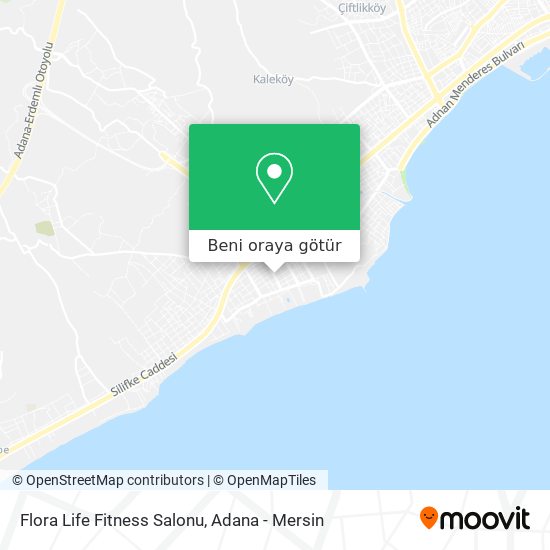 Flora Life Fitness Salonu harita