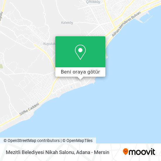 Mezitli Belediyesi Nikah Salonu harita