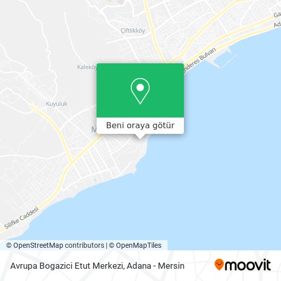 Avrupa Bogazici Etut Merkezi harita