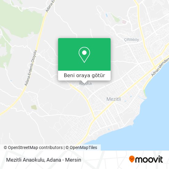 Mezitli Anaokulu harita
