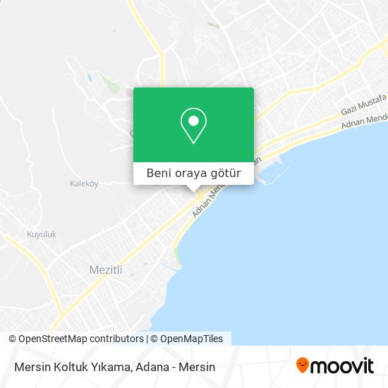 Mersin Koltuk Yıkama harita