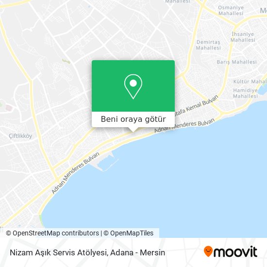 Nizam Aşık Servis Atölyesi harita