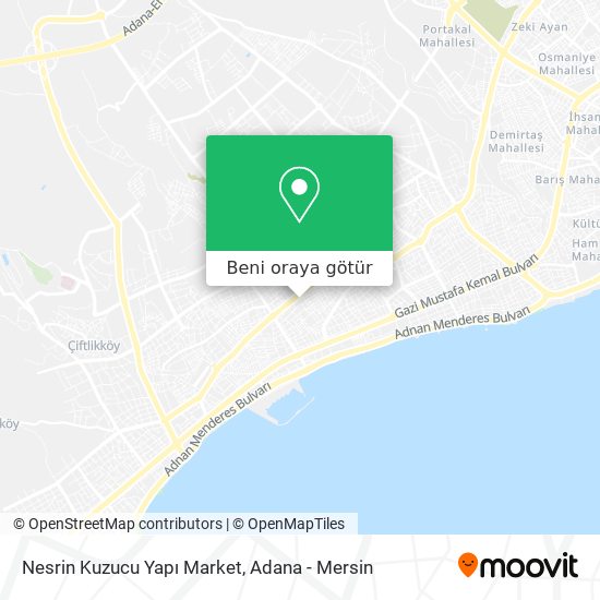 Nesrin Kuzucu Yapı Market harita