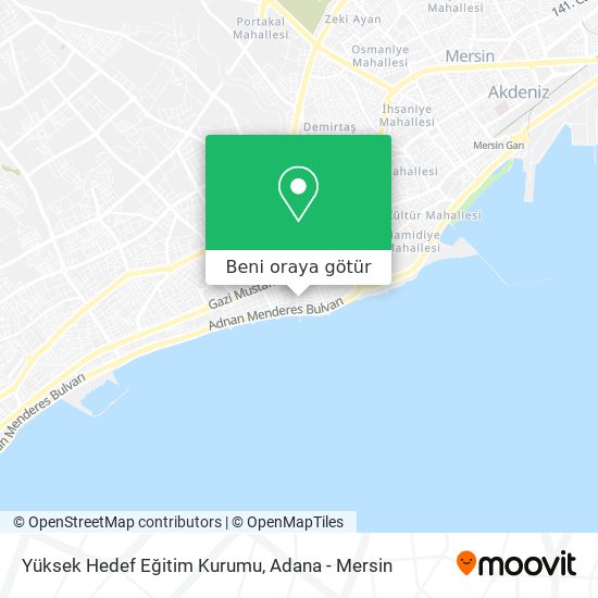 Yüksek Hedef Eğitim Kurumu harita