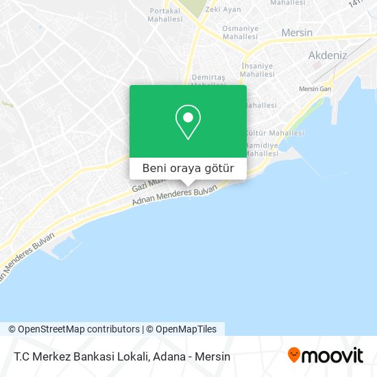 T.C Merkez Bankasi Lokali harita