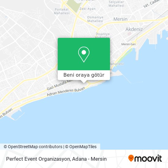 Perfect Event Organizasyon harita