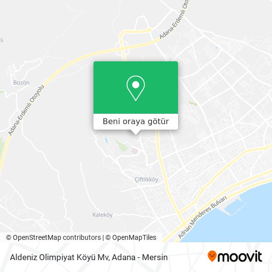 Aldeniz Olimpiyat Köyü Mv harita
