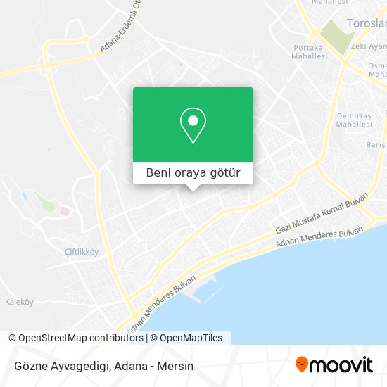 Gözne Ayvagedigi harita