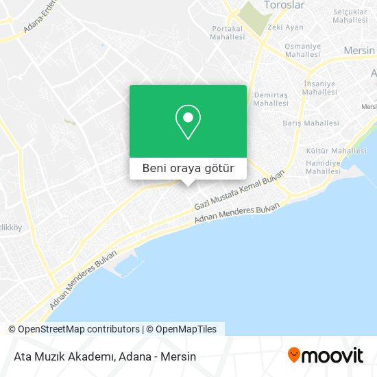 Ata Muzık Akademı harita