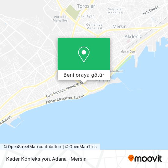Kader Konfeksıyon harita
