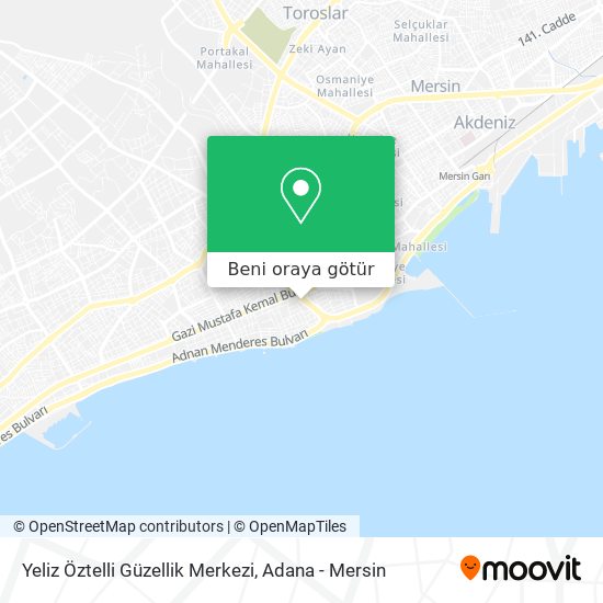 Yeliz Öztelli Güzellik Merkezi harita