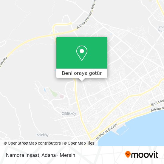 Namora İnşaat harita