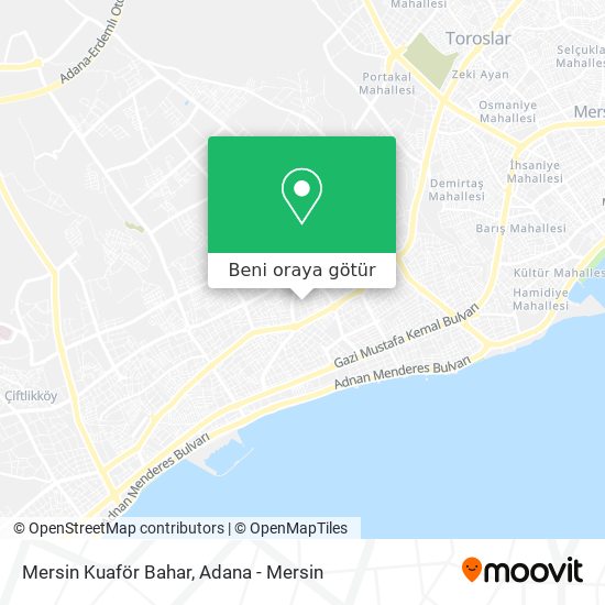 Mersin Kuaför Bahar harita