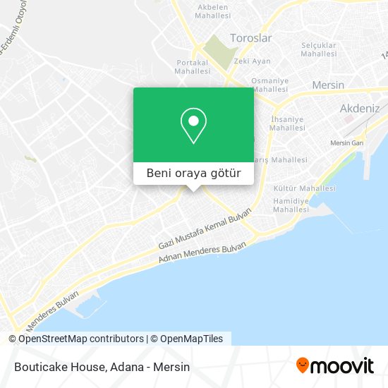 Bouticake House harita