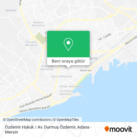 Özdemir Hukuk / Av. Durmuş Özdemir harita