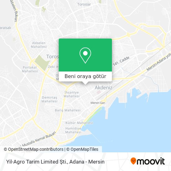 Yil-Agro Tarim Limited Şti. harita