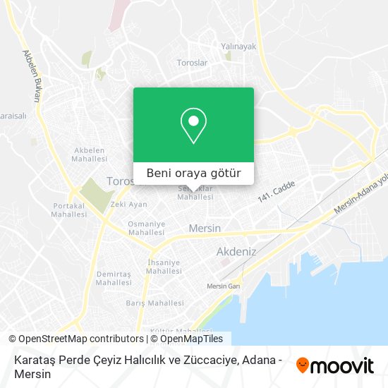 Karataş Perde Çeyiz Halıcılık ve Züccaciye harita