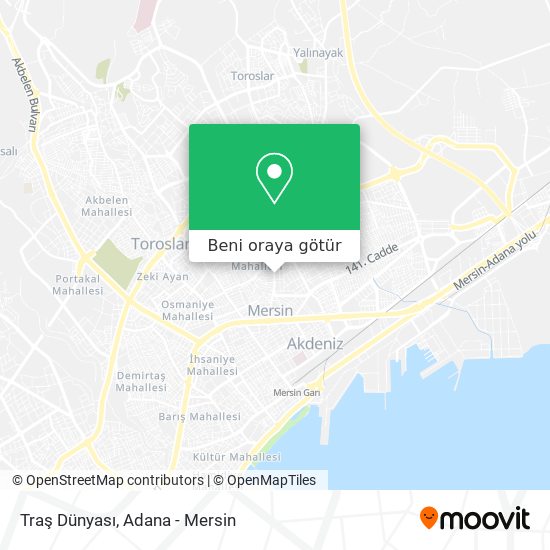 Traş Dünyası harita