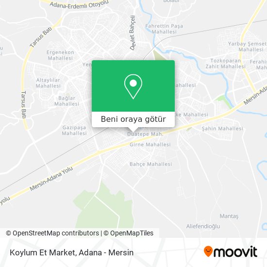 Koylum Et Market harita