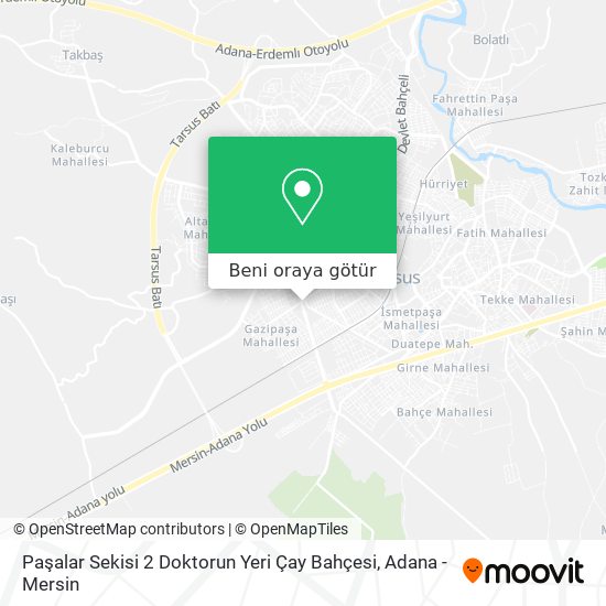 Paşalar Sekisi 2 Doktorun Yeri Çay Bahçesi harita