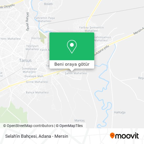 Selah'in Bahçesi harita