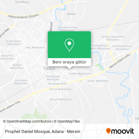 Prophet Daniel Mosque harita