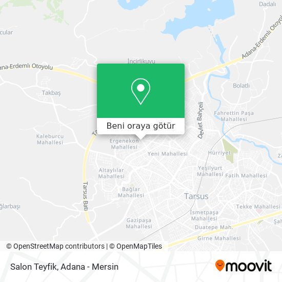 Salon Teyfik harita