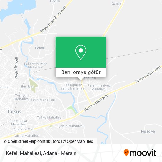 Kefeli Mahallesi harita