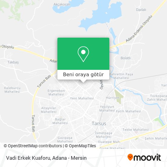 Vadi Erkek Kuaforu harita