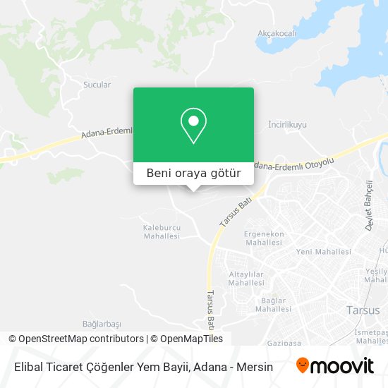 Elibal Ticaret Çöğenler Yem Bayii harita